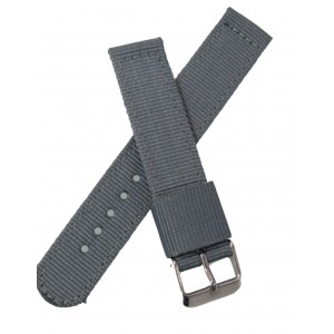 Bracelet nylon NATO US Military gris 2 morceaux