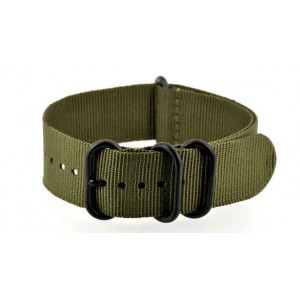 Bracelet nylon NATO ZULU EXTREME PVD vert