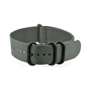 Bracelet nylon NATO ZULU EXTREME PVD gris