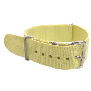 Bracelet nylon NATO Jaune clair