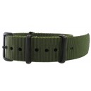 Bracelet nylon NATO Vert PVD