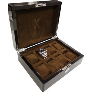 Coffret KronoKeeper pour 8 montres Carbon 