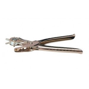 Universal hole punching plier