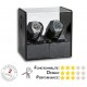 Watchwinder Beco "Cool Carbon Expert" pour 2 montres