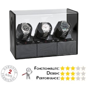 Watchwinder Beco "Cool Carbon Expert" 3 watches