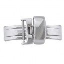 Double folding clasps stainless steel