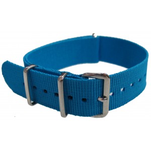 Bracelet nylon NATO Bleu N°7