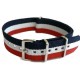 Bracelet nylon NATO Bleu/Blanc/Rouge