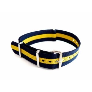 Watch NATO strap Blue/Yellow