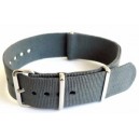 Bracelet nylon NATO Gris