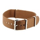 Bracelet nylon NATO Marron