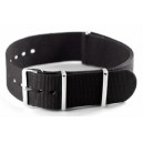 Bracelet nylon NATO noir