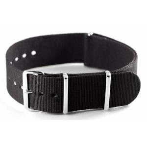 Bracelet nylon NATO noir