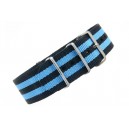 Watch NATO strap Black/Blue