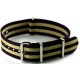 Bracelet nylon NATO Noir/Sable