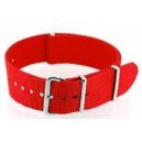 Bracelet nylon NATO Rouge