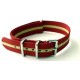 Bracelet nylon NATO Rouge/Sable