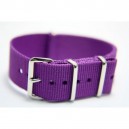 Bracelet nylon NATO Violet