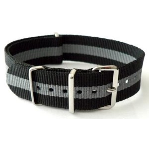 Watch NATO strap Black/Grey