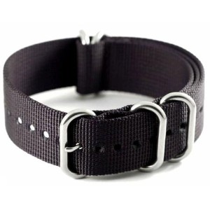 Bracelet nylon NATO ZULU EXTREME noir